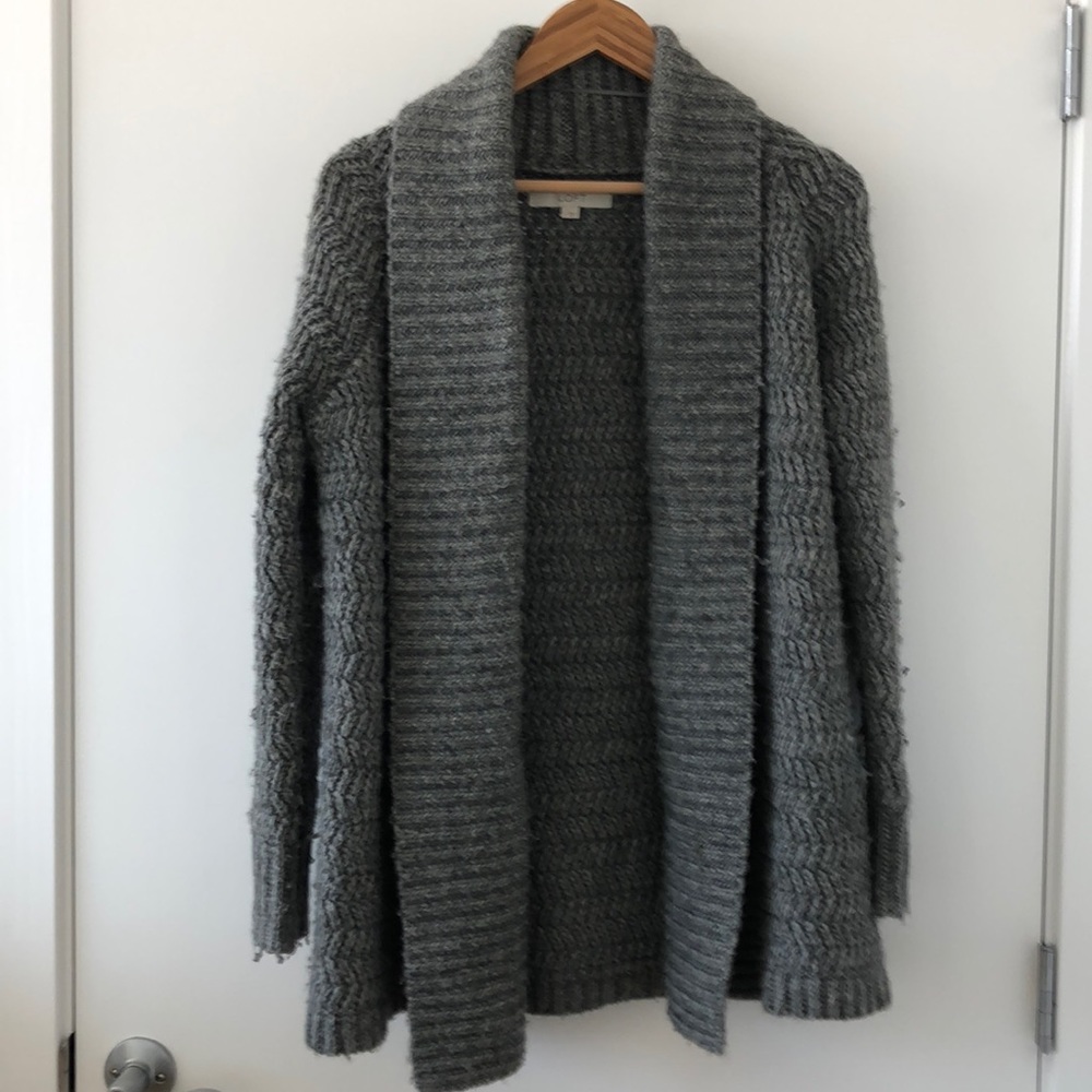 LOFT wool sweater jacket